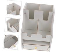 Organisateur de coupe - Distributeur de tasses de papier - Organisateur de cuisine - Style moderne - 29.50X23,00X22.20CM - Blanc