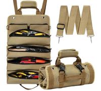 Organisateur de courroies pour outils, couleur marron