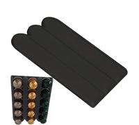 Organisateur de dosettes de café - Support mural pour comptoir | Assaisonnement de thé Breakroom | Gadgets de cuisine avec étagère en silicone qui économise de l'espace pour le bureau commercial