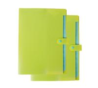 Organisateur de fichiers accordéon A4 12 pochettes étanche à l'eau | Pack de 2 pochettes A4 multicolores 12 pochettes : bureau, école, maison, études, voyages d'affaires(Yellow)