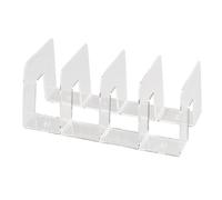 Organisateur de fichiers de bureau vertical, support de fichiers vertical en acrylique antidérapant avec base stable et robuste pour l'organisation du bureau à domicile, solution