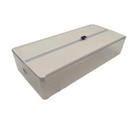 Organisateur De Film Alimentaire Avec Coupe Organisateur transparent | Distributeur Film Alimentaire Pour Plan De Travail Cuisine Tiroir Placard Pellicule Étirable Cuisson