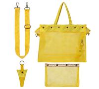 Organisateur de Laine Pochette à Trous Transparents pour Fil | Sacs De Rangement Pour Crochet Pour Loisirs Créatifs, École et Cadeau pour Femme