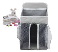 Organisateur De Lit De Bébé De Chevet - Rangement Jouets Pour Couffin Et Moïse | Sac de Rangement Accrochable pour Lit Bébé,Pour Nouveaux Parents et Futures Mères, Chambre de, Salle de Bain,
