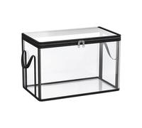 Organisateur De Livres - Bacs De Rangement Empilables De Grande Capacité, Conteneurs Avec Couvercle À Poignée, Boîtes D'organisation Étanches, Supports Polyvalents | Rangement Peu Encombrant Pour Joue