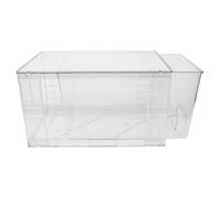 Organisateur de Maquillage Empilable Détachable 12 Pouces en Pet | Rangement Transparent, pour Articles Divers et Cosmétiques, Dressing Rooms et Powder Rooms, Style Tidy