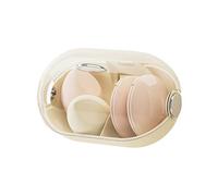 Organisateur de Maquillage Mural Boîte Anti-Poussière | Avec Compartiments et Couvercle Transparent Pour Coiffeuse Maison Cuisine Salle de Bain Pinceaux Cosmétiques Produits de