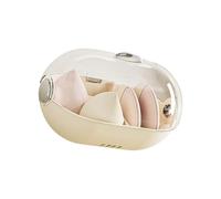 Organisateur de Maquillage Mural Boîte Anti-Poussière | Avec Compartiments et Couvercle Transparent Pour Coiffeuse Maison Cuisine Salle de Bain Pinceaux Cosmétiques Produits de