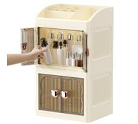 Organisateur de Maquillage Organiseurs Cosmétiques pour Coiffeuse | Support Empilable 3 Niveaux Pour Parfums Et Soins À Poser Sur Bureau Coin Maison Chambre Salle De Bains