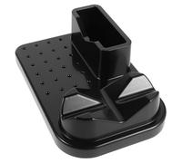 Organisateur de Mèches de Perceuse à Ongles 24 Trous Noir | Boîte Plastique Légère, Support pour Embout et Poignée, Protège les Outils, pour Salon et Formation