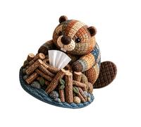 Organisateur de mouchoirs en Tissu matelassé, de boîte en Forme d ' Animal pour la décoration du Bureau à Domicile et Le Stockage Quotidien des mouchoirs, utilise Une Couverture en Patchwork, en