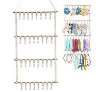 Organisateur de nœuds pour cheveux - Support de rangement mural portable pour bracelets, chouchous et montres Zorq
