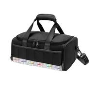 Organisateur De Peinture - Porte-Sac Oxford avec Sangle | Grand Organisateur de Rangement Portable pour Peinture Artistique avec Poche Additionnelle pour Pinceaux,pour 60 Flacons Pinceaux Artistes