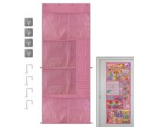Organisateur de Peluches | Avec Crochets et Sac Grande Capacité,Filet De Rangement Pour Jouets,Pour Douceurs Poupées Fournitures Chambre Séjour Ludothèque Dortoire