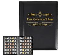 Organisateur de pièces de monnaie 480 unités, album commémoratif, livre de collection, rangement pratique, présentoir pour collectionneur A-Black 480 Coins