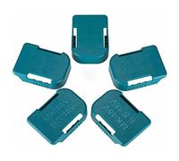 Organisateur de piles Cyan pour outils 14,4 V et 18 V, fixation flexible avec verrouillage sécurisé pour batteries Makita et Bosch, fixation à la