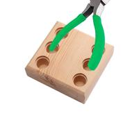 Organisateur de Pinces Bois Multi Fentes - Support Outils Atelier Rangement | Plateau Perçage DIY Perles, Outil Maintenance Construction Garage Établi Professionnel Compact Stable