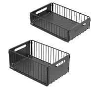 Organisateur de placard, à deux niveaux, extensible, design réglable, lot de 2 pièces (taille S et L)