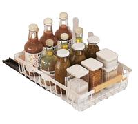 Organisateur de placard, design extensible, installation sans outils, blanc - modèle standard