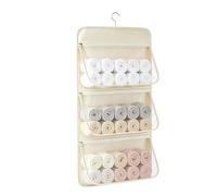 Organisateur de Placard Sac Contenant Gainant d'Espace 3 Pochettes avec | Boîte de Rangement pour Sous-Vêtements, Armoire pour Propriétaires Étudiants Parents Personnes Âgées Chambre d'
