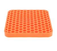 Organisateur de Pointes de Stylo à Pression Automobile, Silicone Orange | Plateau Intégré à Fentes Filetées, pour Pointes Pdr et Atelier Mécanique, Rangement Anti-perte