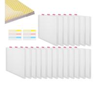 Organisateur de pour scrapbooking - Support de rangement en PP | Organisateur de stockage de papier pour scrapbooking de 12 x 12 pouces - avec onglets d'index adhésifs pour un tri et une vis