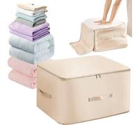 Organisateur de rangement compressé Unyqoos® pour couettes et vêtements – gain de place, résistant à l'eau et à la moisissure (tissu Gonzo), économie de volume jusqu'à 40 %
