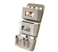 Organisateur de rangement de chevet de dortoir, multi-poches en tissu doux pour téléphones, mouchoirs, lunettes et petits espaces, de rangement pour dortoir universitaire, lunettes de