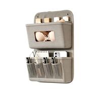 Organisateur de rangement de chevet de dortoir, multi-poches en tissu doux pour téléphones, mouchoirs, lunettes et petits espaces, de rangement pour dortoir universitaire, lunettes de