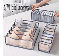 Organisateur de rangement pliable pour tiroir de garde-robe, séparateur de rangement en maille lavable pour sous-vêtements, organisateur de rangement pour vêtements de placard, convient pour les souti