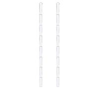 Organisateur de rangement pour bandeau - 2 supports d'affichage muraux | Support de bandeau élastique à suspendre avec 16 emplacements pour femmes adolescentes | Cintre d'accessoires en Nylon peu enco