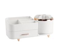 Organisateur De Rangement pour Cosmétiques - Tiroir De Bureau Rotatif, Système D'affichage De Maquillage Élégant | Support De Vernis À Ongles De Lotion De Rouge À Lèvres D'eyeliner De Brosse Multi De