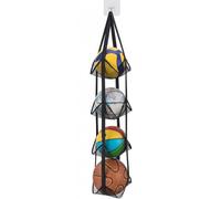 Organisateur de rangement sur porte Avec Crochets Casques Et Filet Mural | Organisateur d'Équipement Sportif pour Poupée Chambre Salon Cuisine Dortoir Garage École Maison