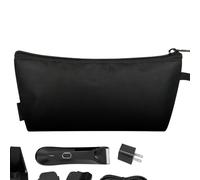 Organisateur de rasoir électrique-étui de rangement étanche de 25 cm, boîte de toilettage compacte, sac de protection pour tondeuse | Support de tondeuse à cheveux Portable pour hommes, accessoires de