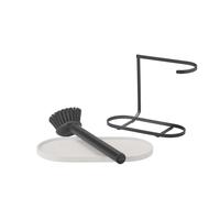 Organisateur de rinçage avec brosse à vaisselle Dhuva LxWxH 17x9x11cm