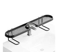 Organisateur de robinet d'évier de cuisine-support de rangement moderne en forme de U, plate-forme de panier en éponge antirouille | Accessoire de zone de lavage polyvalent supportant l'arrangement de