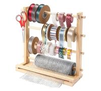 Organisateur de rubans pour salle de bricolage - Présentoir de présentation - Organiseur de fil à | Pour ranger le tissu en grille, le fil, le ruban, le crochet, le rouleau, les ciseaux, la