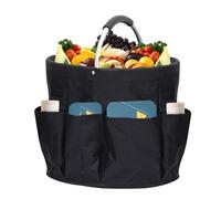 Organisateur de sac à outils de jardin - Sac de jardinage pliable avec poches | Bôlsa de rangement d'outils de jardin Oxford résistant | Grand organisateur pour outils de jardin
