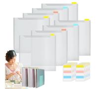 Organisateur de Scrapbook - Support de rangement Pp | 12x12 | Rangement papier : avec onglets d'index collants pour un tri et une visualisation faciles, idéal pour ranger des photos