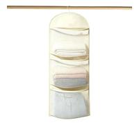 Organisateur de soutiens-gorge pour placard - 3 Niveaux Poches En Gain De Place Avec Crochet Métallique | Rangement Pour Soutiens-Gorge, Chaussettes Et Sous-Vêtements,pour sous-vêtements chaussettes p