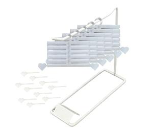 Organisateur de stockage de film de pour ongles - 16 pièces portable