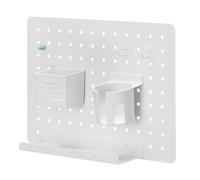 Organisateur de stockage suspendu LogiLink PB0105 en acier et plastique blanc 420x320x98mm monochromatique