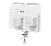 Organisateur de stockage suspendu LogiLink PB0106 en acier et plastique blanc 332x158x445mm monochromatique