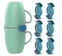 Organisateur De Tasses À Café - ABS 2,95x2,76x0,87 Pouces Empileur De Boissons Réglable Avec Bras Télescopique, Support Stable | Organisateur De Rangement De Tasses De Cuisine Réutilisable, Avec Const