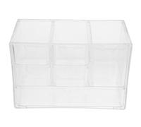 Organisateur de Tiroir à Maquillage Transparent Empilable Grand Format