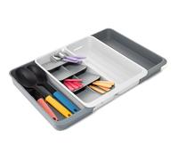 Organisateur de tiroir extensible -Extensible - 3 compartiments - Plastique recyclé - 39,8x33,7x6,3 cm