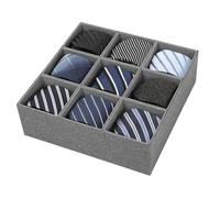 Organisateur De Tiroir Pour Chaussettes Et Sous-Vêtements | Organisateur en Tissu pour Sous-vêtements | Conteneur de Stockage à 9 Cases pour Coiffeuse, Chambre de Bébé, Salle de Bain, Chambre, Placard