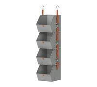 Organisateur d'extérieur - Organisateur de vêtements à 4 niveaux | Rangement d'armoire type cintre avec design pliable, appartement, chambre, crèche, bureau, garage pour chaussures