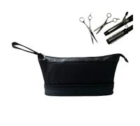Organisateur d'outils de cheveux professionnels - Soupchable de rangement imperméable à la chaleur | Étui de beauté portable pour le sèche-linge, le fer, les pinceaux de voyage Salon de sac cosmétique
