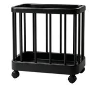 Organisateur d'outils de Jardin - Chariot de Rangement extérieur à Roulette | Organisateur d'outils de jardin avec conception de rangement à roues larges, support à outils d'extérieur pour terrasse, Pati